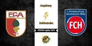 Nhận định Augsburg vs Heidenheim 21h30 ngày 15/2